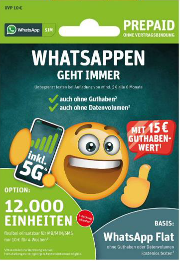 WhatsApp Geht immer Rf